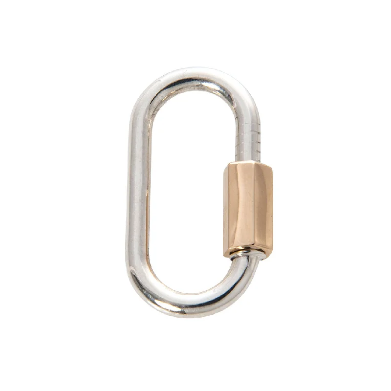 Marla Aaron Silver & 14K Gold Regular Lock